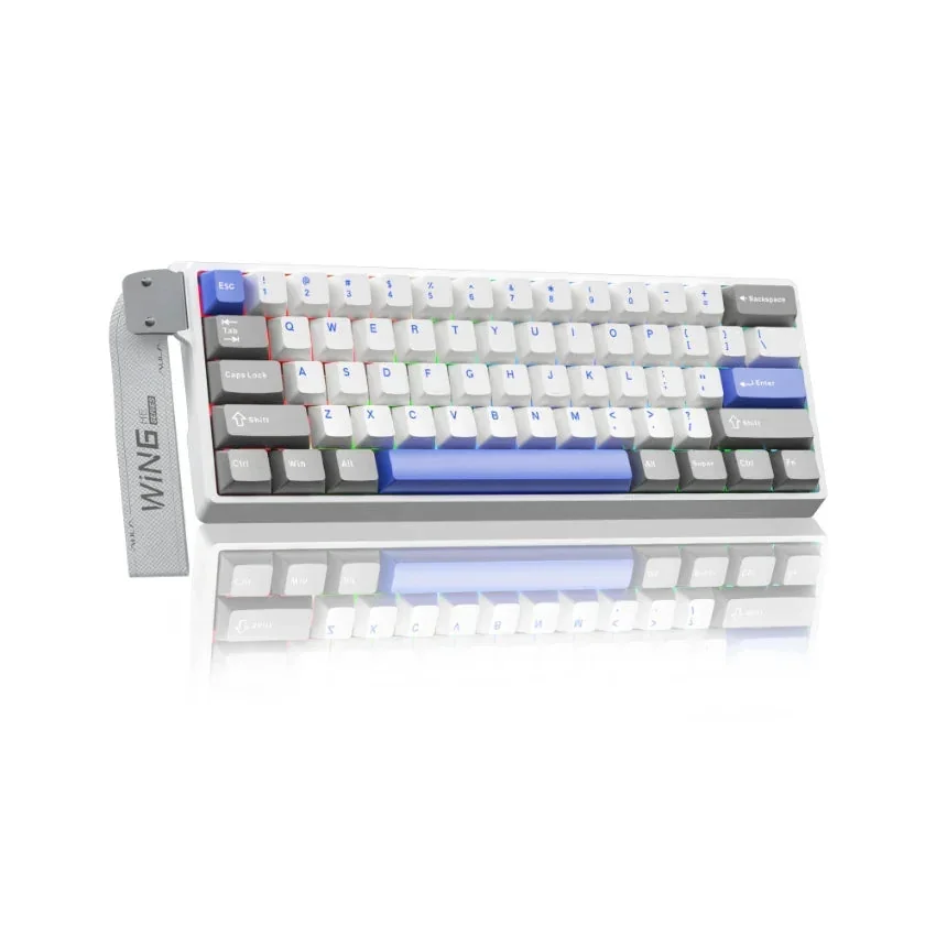 Aula WIN60 HE - 60% Mechanical Gaming Keyboard Wired, Magnetic Switch Hot Swappable, Adjustable Actuation Rapid Trigger Mode, 8000 Hz Polling Rate, RGB Small Keyboard 60 Percent Compact Design for PC