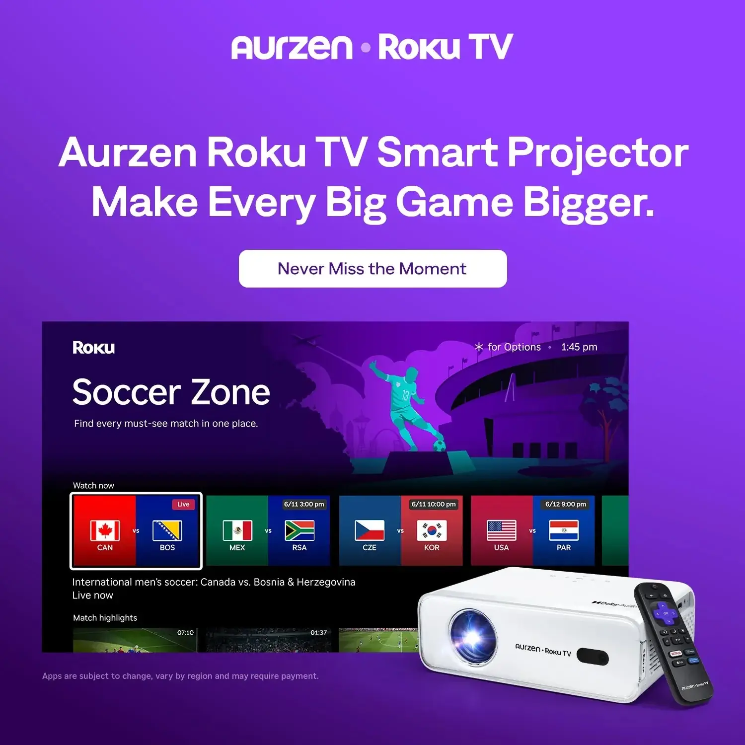 Aurzen Roku TV D1R