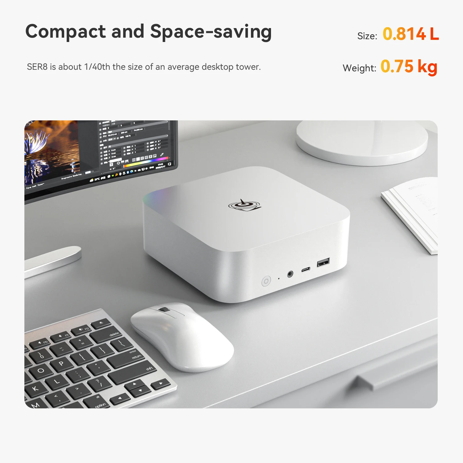 Beelink SER8 Mini PC (Ryzen 7 8745HS, 32GB/1TB)