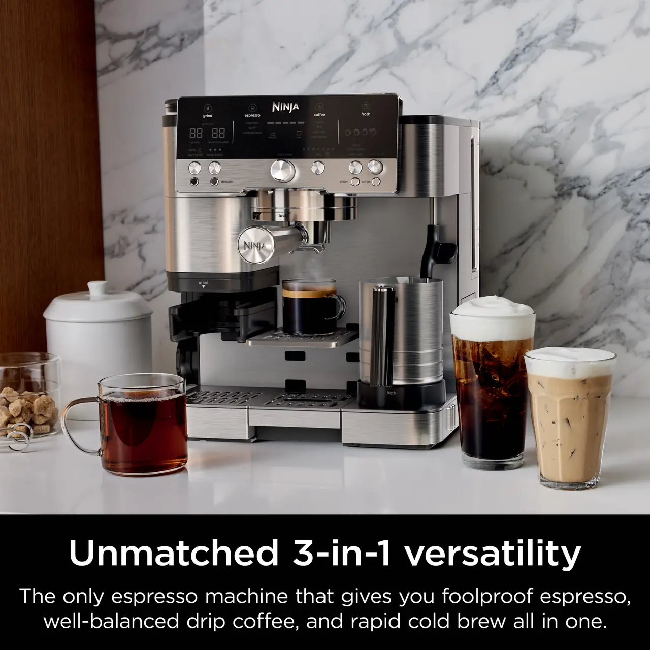 Ninja Luxe Cafe Premier 3-in-1 Espresso Machine