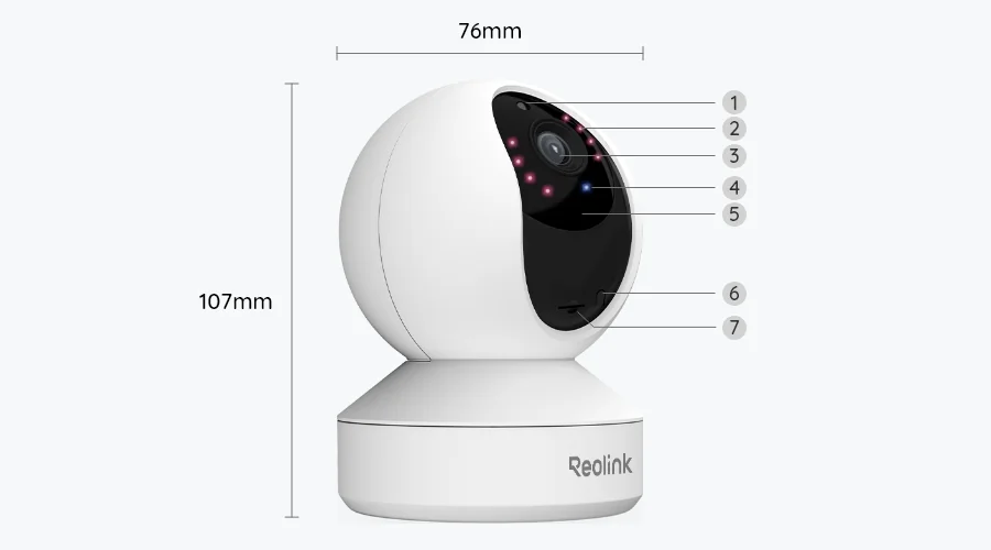 Reolink E1 4MP Pan & Tilt Indoor Camera